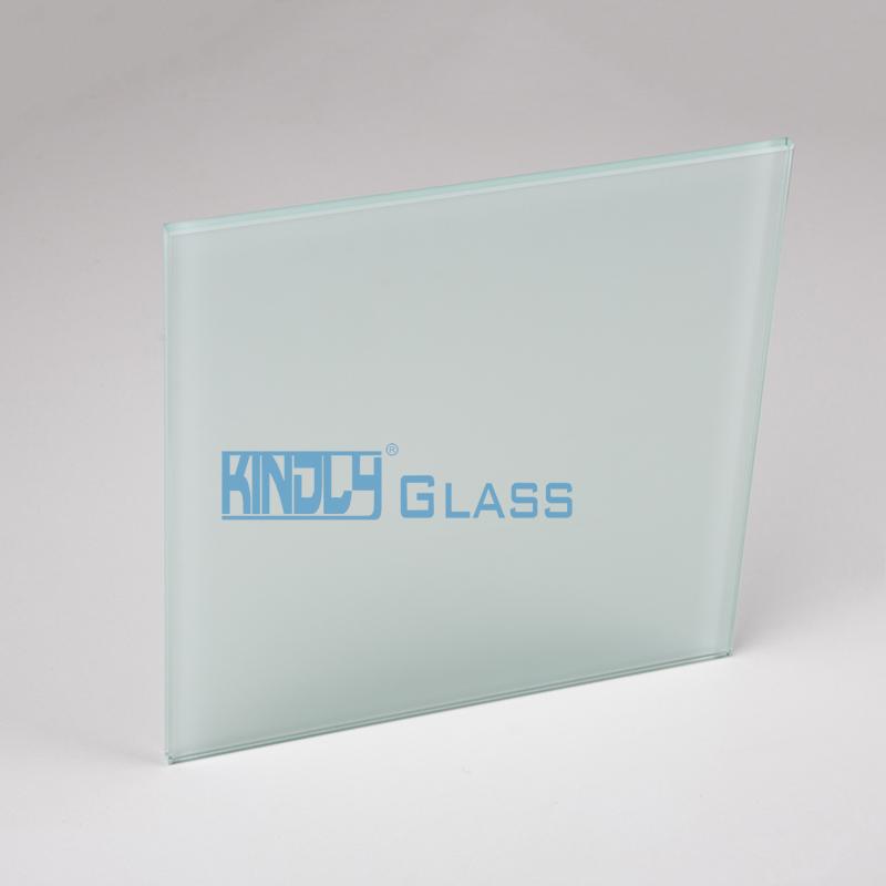 Clear Sandblasted Tempered Glass 